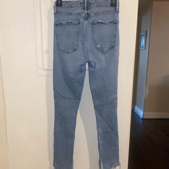 AGOLDE Nico High Rise Slim Jeans In Headlines - Picture 5 of 8